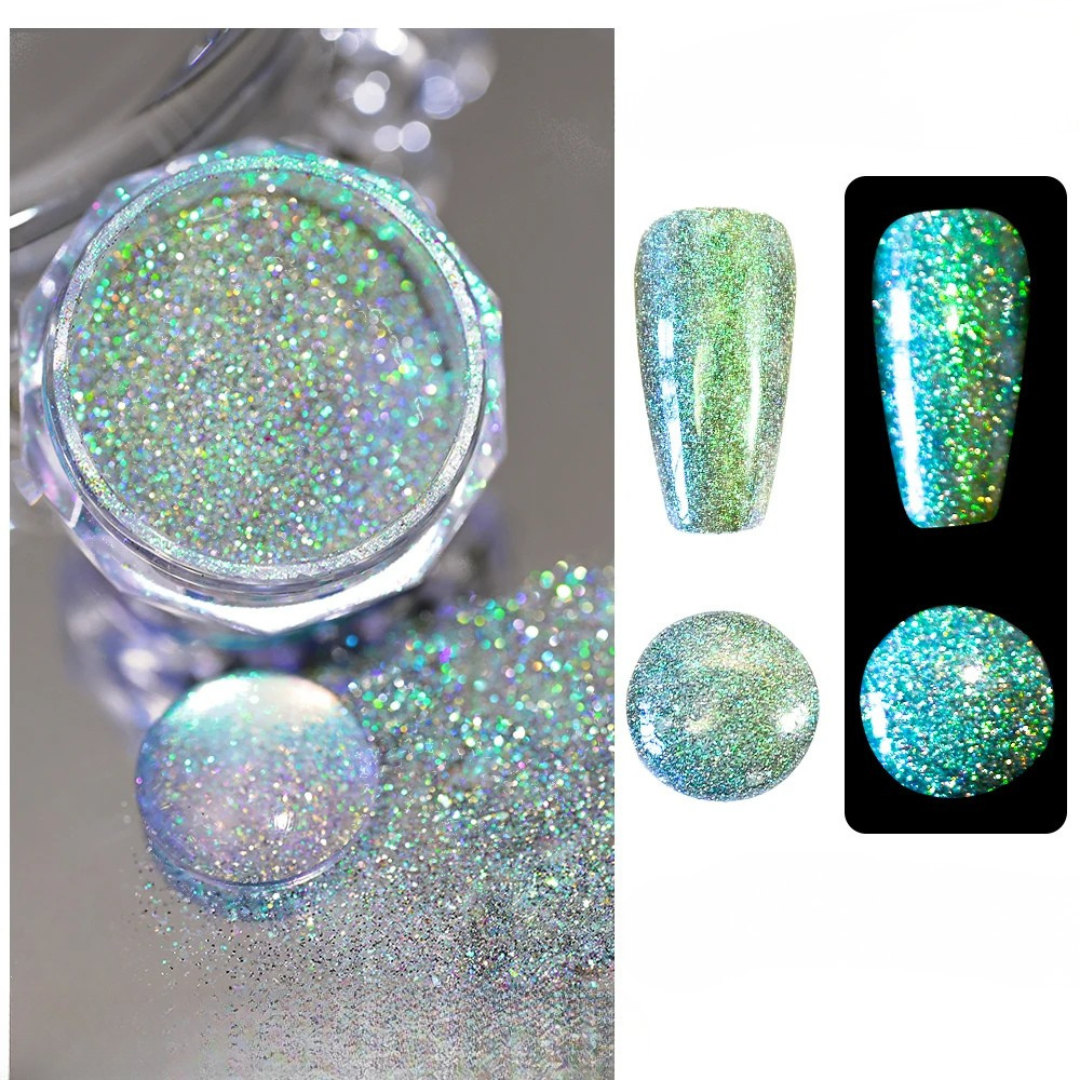 PÓ PARA UNHAS HOLOGRÁFICO