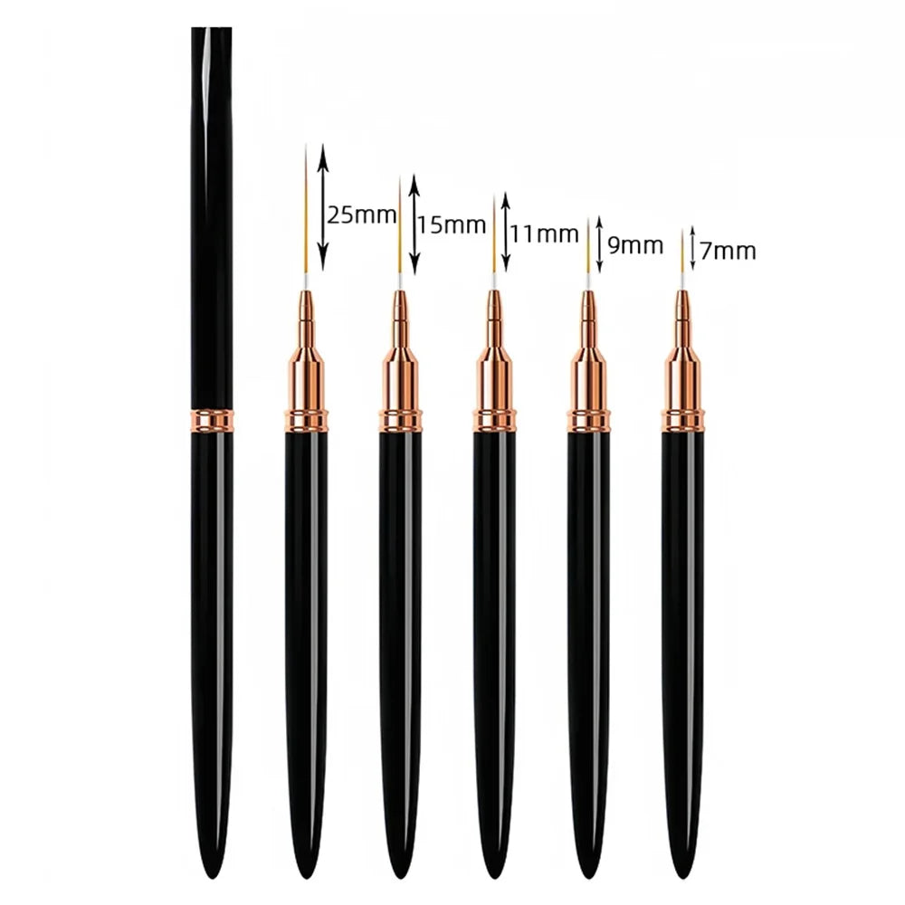 KIT PINCÉIS LINER PARA UNHAS 5P