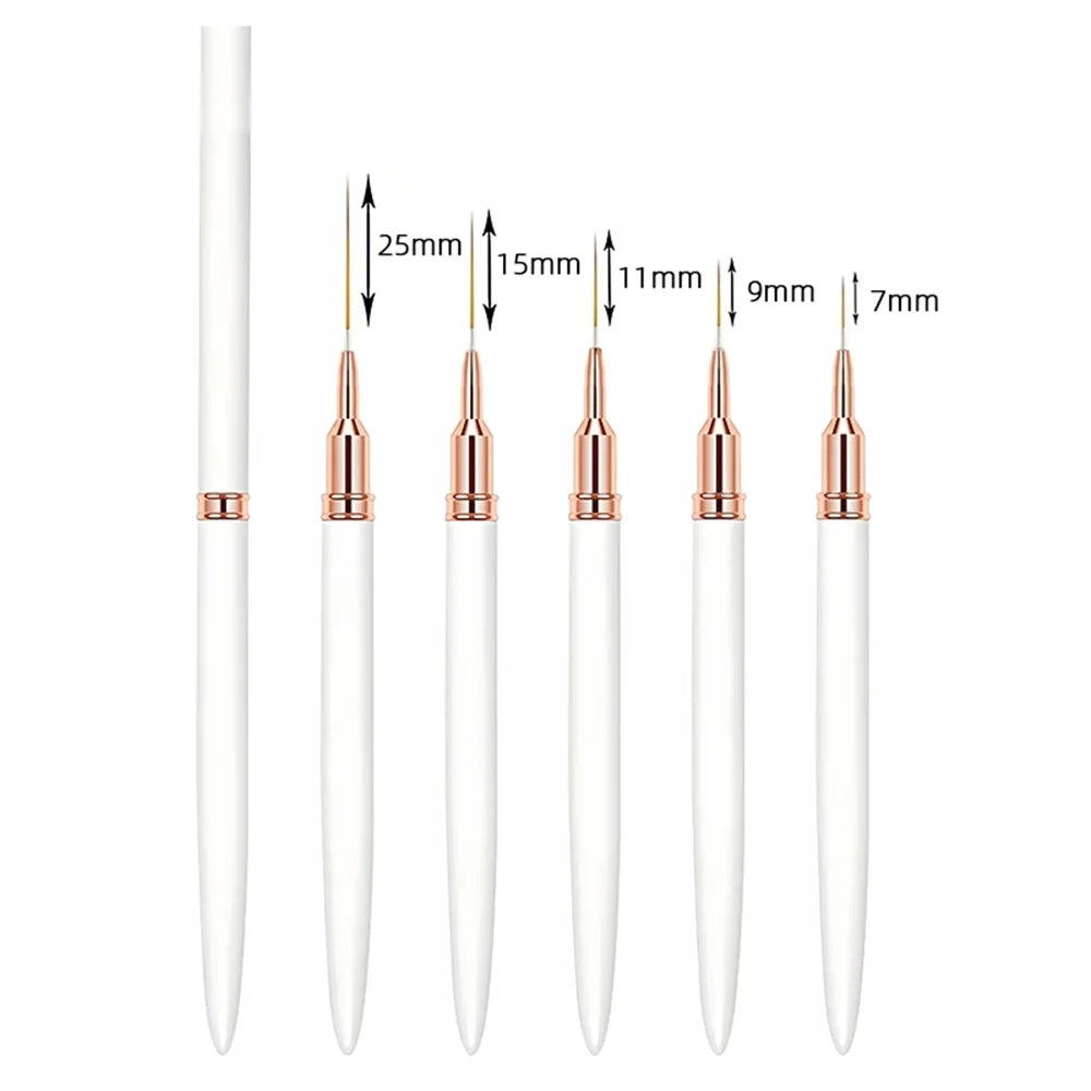 KIT PINCÉIS LINER PARA UNHAS 5P