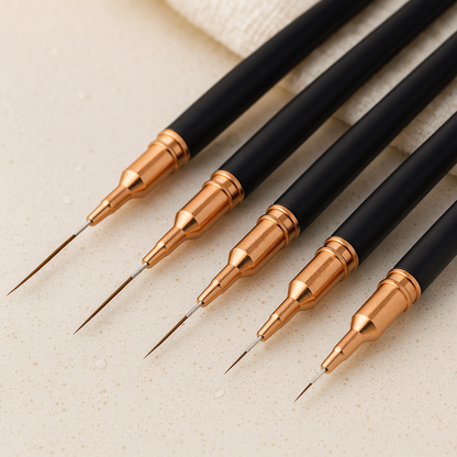 KIT PINCÉIS LINER PARA UNHAS 5P