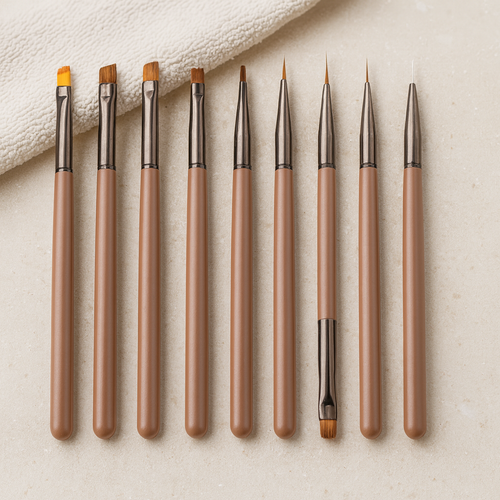KIT PINCÉIS PARA UNHAS 9P (LINER + DOTTER)