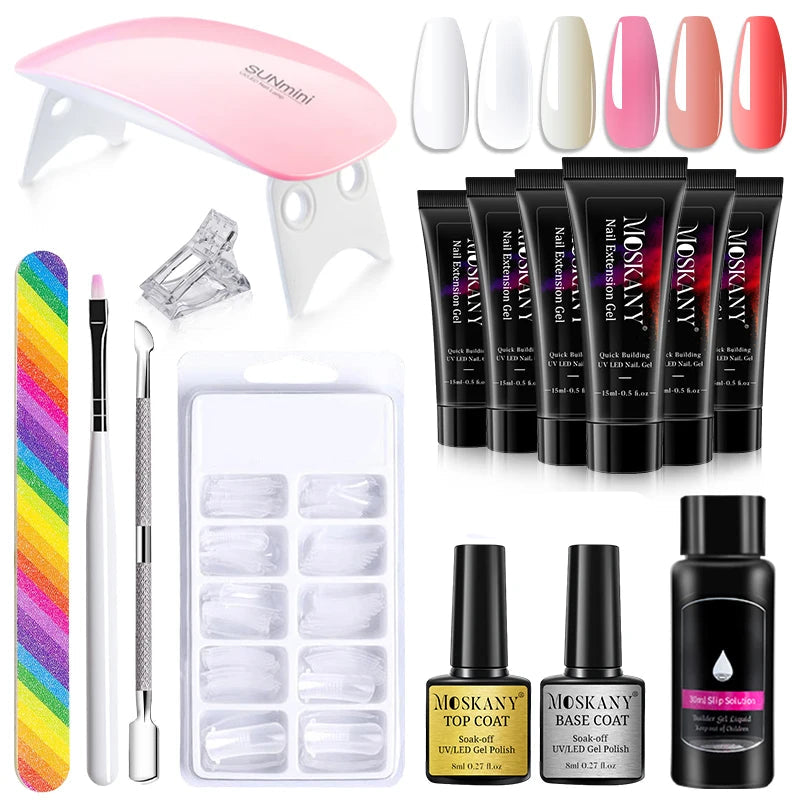 KIT POLYGEL + LÂMPADA 6W