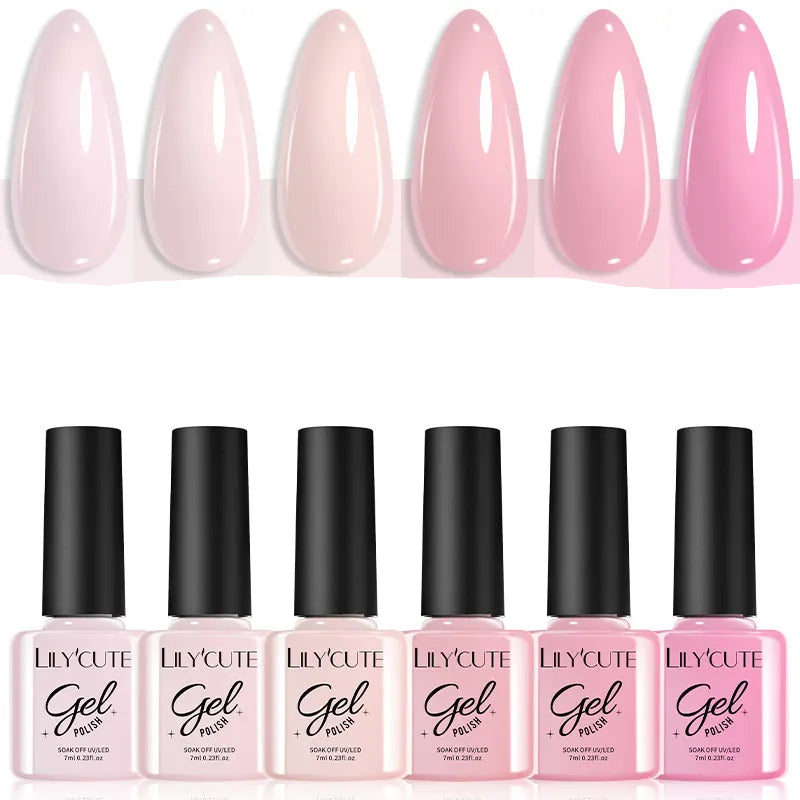 KIT GEL 6X7ML TONS DIFERENTES