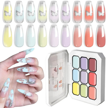GEL PINTURA GRADIENTE 9 CORES