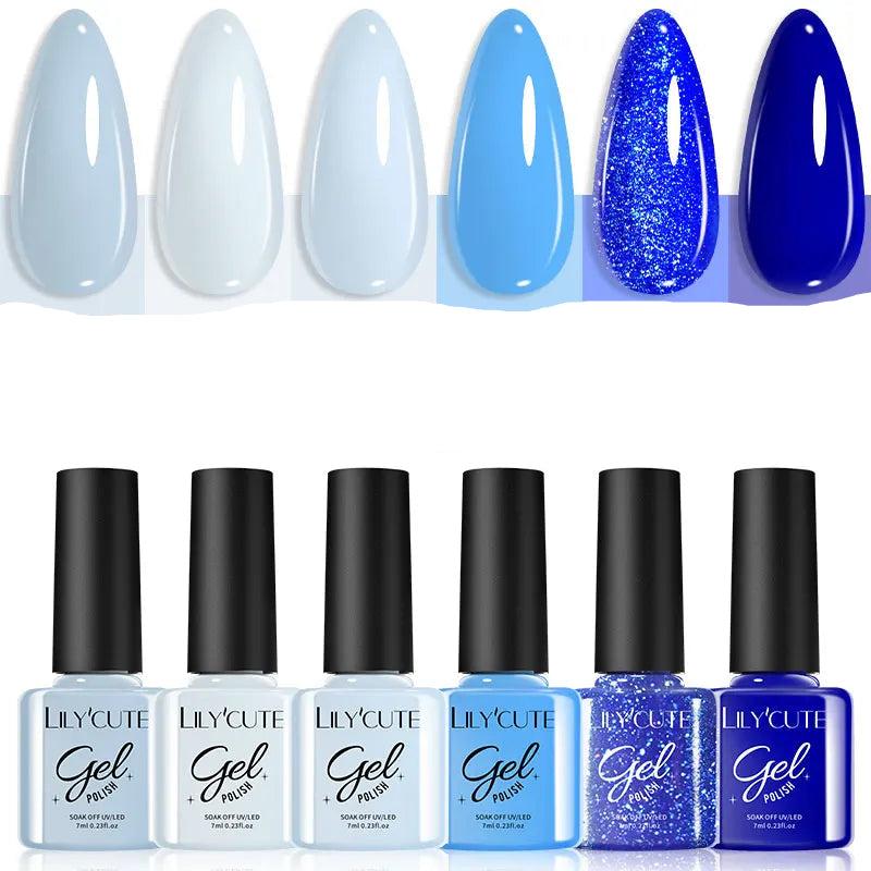 KIT GEL 6X7ML TONS DIFERENTES