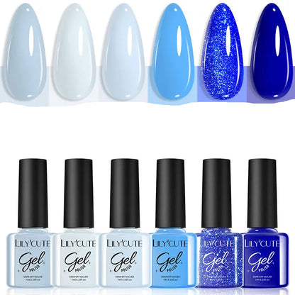 KIT GEL 6X7ML TONS DIFERENTES