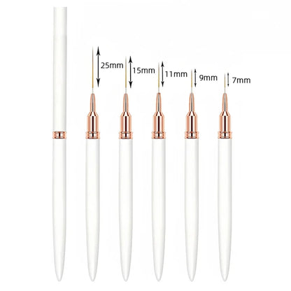 KIT PINCÉIS LINER PARA UNHAS 5P