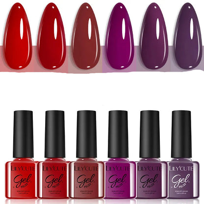 KIT GEL 6X7ML TONS DIFERENTES